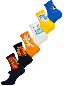 Bolf Damen Socken Mehrfarbig J34101-6P 6 PACK