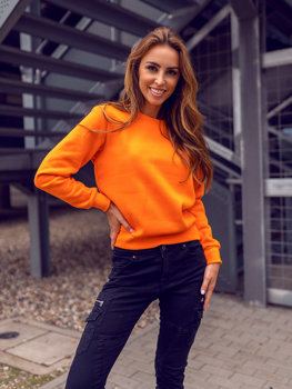 Bolf Damen Sweatshirt Orange  W01