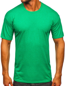 Bolf Herren T-Shirt Uni Grün  B10