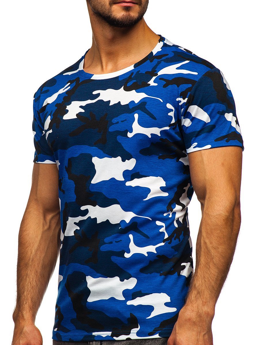 1 Stück Männer Kurzarm T shirt Männer Große und Hohe T shirt Camouflage 