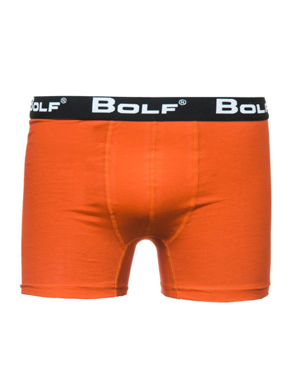 Bolf Herren Boxershorts Orange  0953-2P 2 PACK