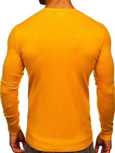 Bolf Herren Basic Pullover Gelb  YY01