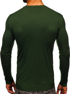 Bolf Herren Pullover mit V-Ausschnitt Grün MMB601